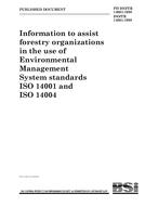 BS PD ISO/TR 14061:1998