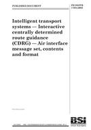 BS PD ISO/TR 17384:2008