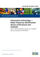 BS PD ISO/IEC TR 18047-7:2010