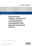BS PD CEN/TR 16227:2011