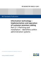 BS PD ISO/IEC/TR 14763-2-1:2011