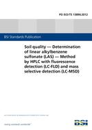 BS PD ISO/TS 13896:2012