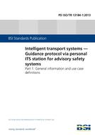BS PD ISO/TR 13184-1:2013