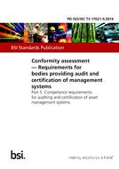 BS PD ISO/IEC TS 17021-5:2014