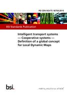 BS PD CEN ISO/TS 18750:2015