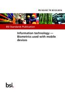 BS PD ISO/IEC TR 30125:2016