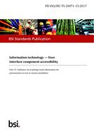 BS PD ISO/IEC TS 20071-15:2017