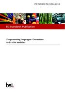 BS PD ISO/IEC TS 21544:2018