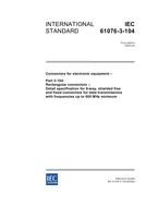 IEC 61076-3-104 Ed. 1.0 en:2003