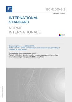 IEC 61000-3-2 Ed. 5.0 b:2018