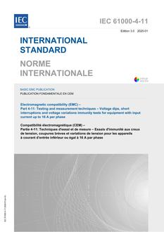 IEC 61000-4-11 Ed. 3.0 b:2020