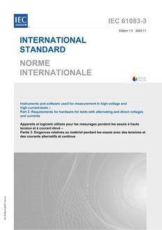 IEC 61083-3 Ed. 1.0 b:2020