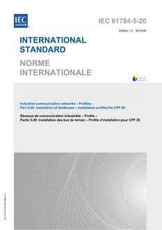 IEC 61784-5-20 Ed. 1.0 b:2018