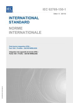 IEC 62769-150-1 Ed. 1.0 b:2021