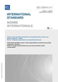 IEC 62841-3-1 Ed. 1.1 b:2021