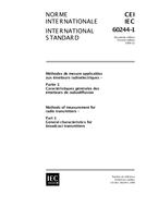 IEC 60244-1 Ed. 2.0 b:1999