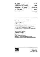 IEC 60748-2-10 Ed. 1.0 b:1994