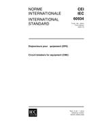 IEC 60934 Ed. 3.0 b:2000