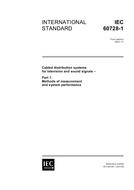 IEC 60728-1 Ed. 3.0 en:2001