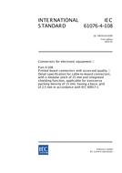 IEC 61076-4-108 Ed. 1.0 en:2002
